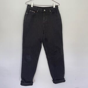 Calvin Klein Vintage Black High Rise Mom Jeans Women’s 14